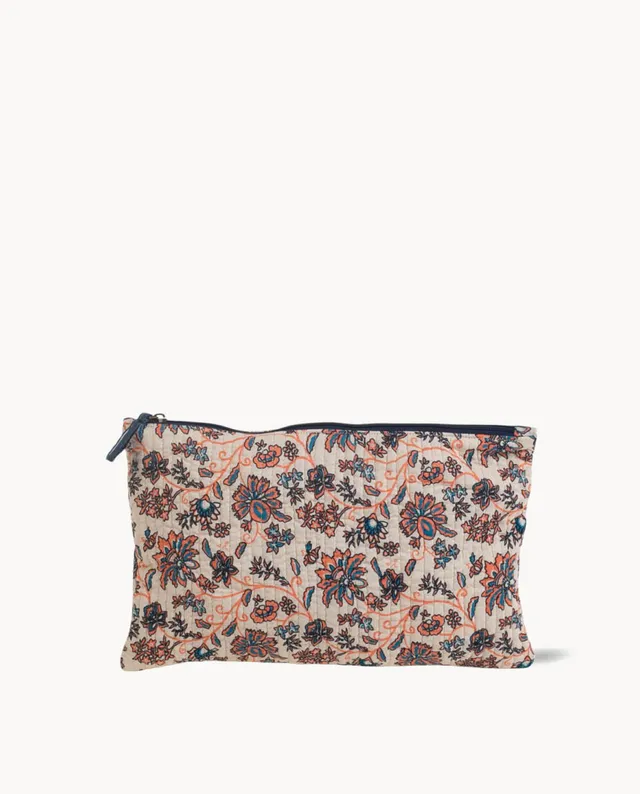 neceser-de-algod-n-kbas-con-cremallera-y-estampado-de-flores image 1