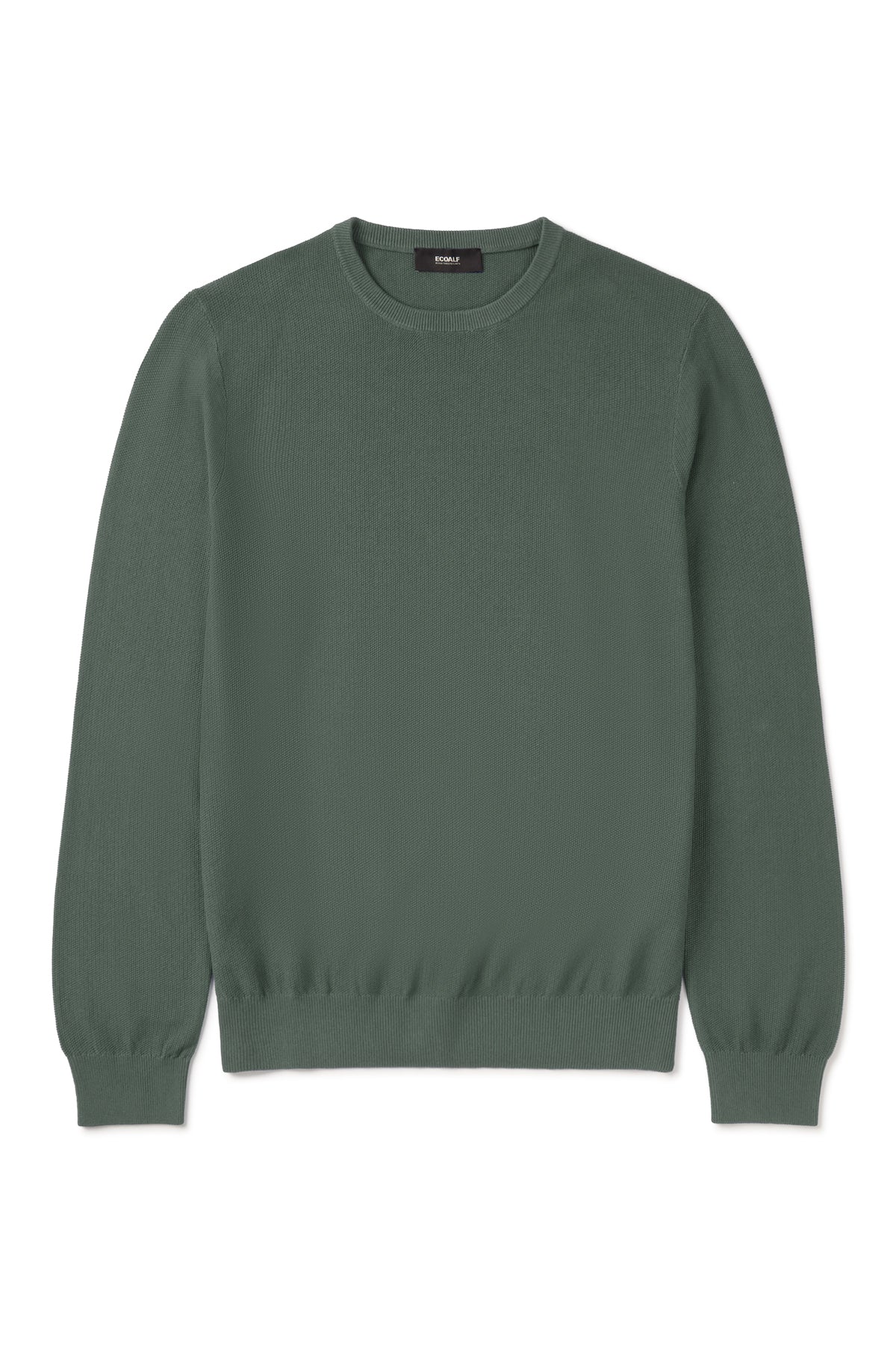 ecoalf-jersey-naranjo-verde-algod-n-org-nico-fit-relajado image 5