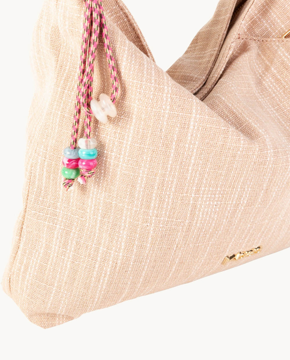 kbas-hobo-canvas-con-cremallera-color-rosa-bolso-de-hombro image 3
