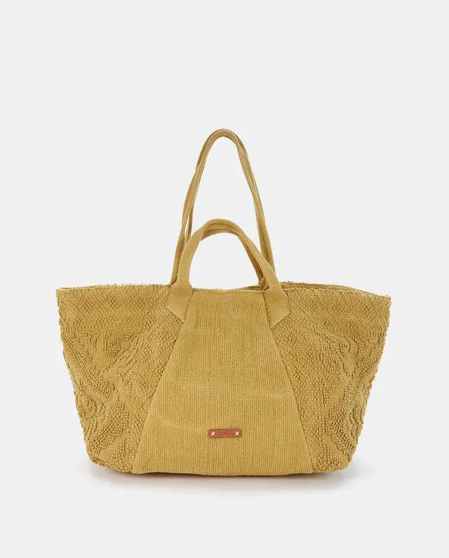abbacino-bolsa-playa-algod-n-bordada-mbar-gran-capacidad image 1