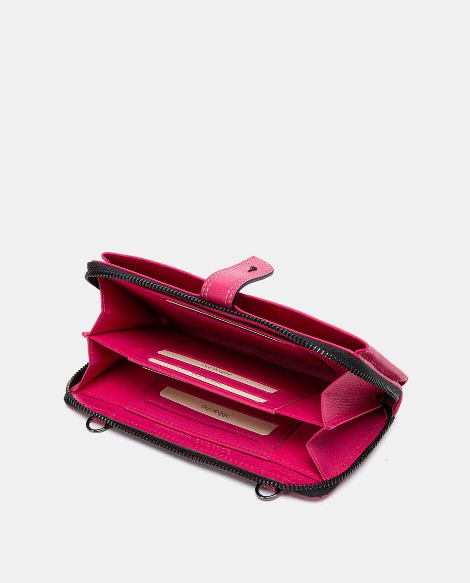 cartera-grande-abbacino-piel-fucsia-mujer image 2