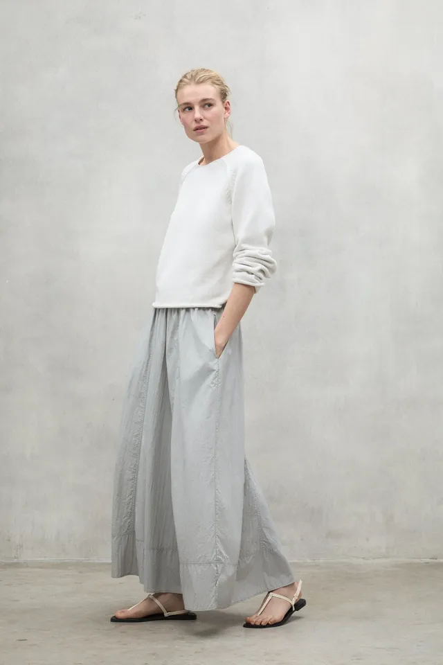jersey-lamo-gris-claro-de-ecoalf-para-mujer-100-algod-n-reciclado-fit-holgado-pu image 1