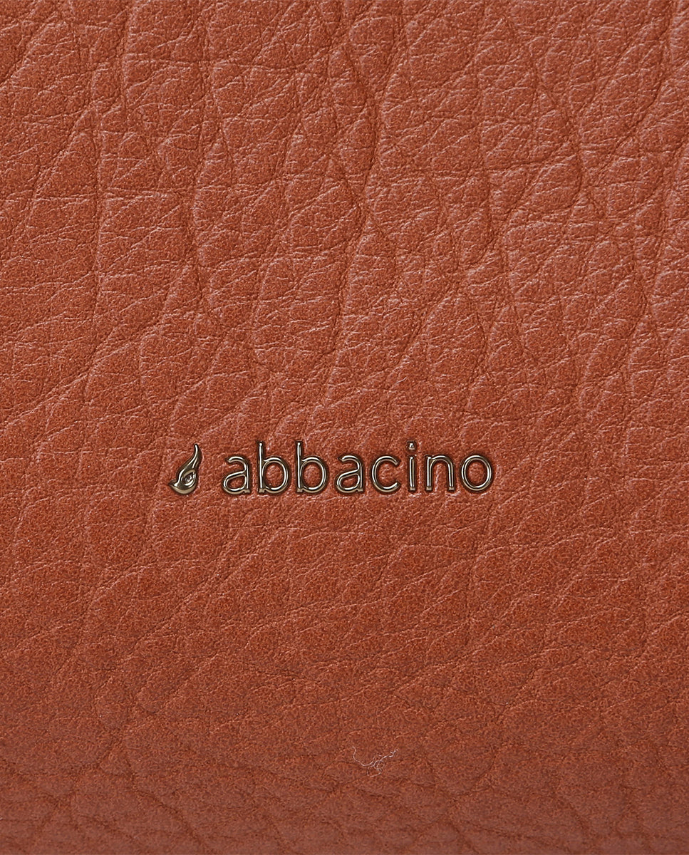 abbacino-bolso-de-hombro-hobo-materiales-reciclados-cognac image 6