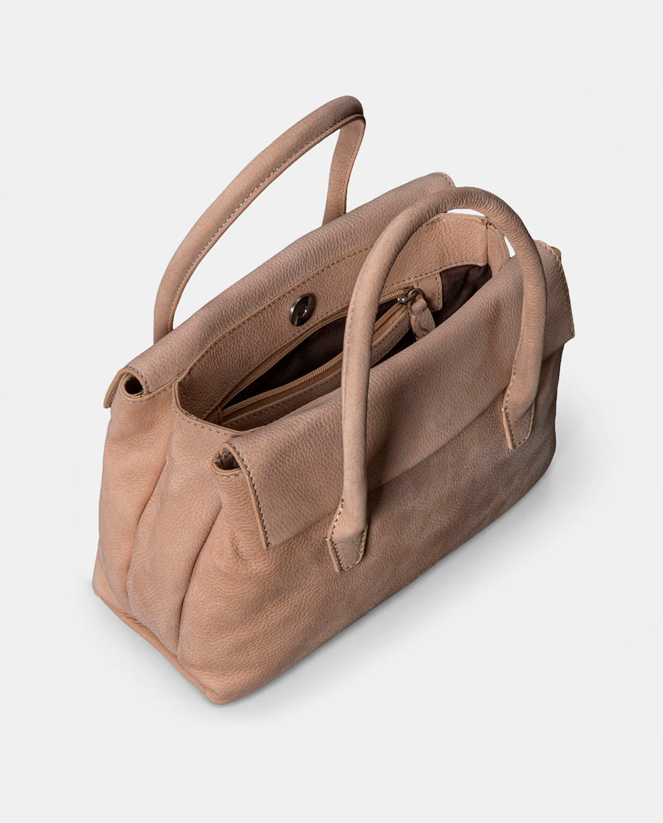 abbacino-bolso-de-mano-en-piel-beige-premium image 7