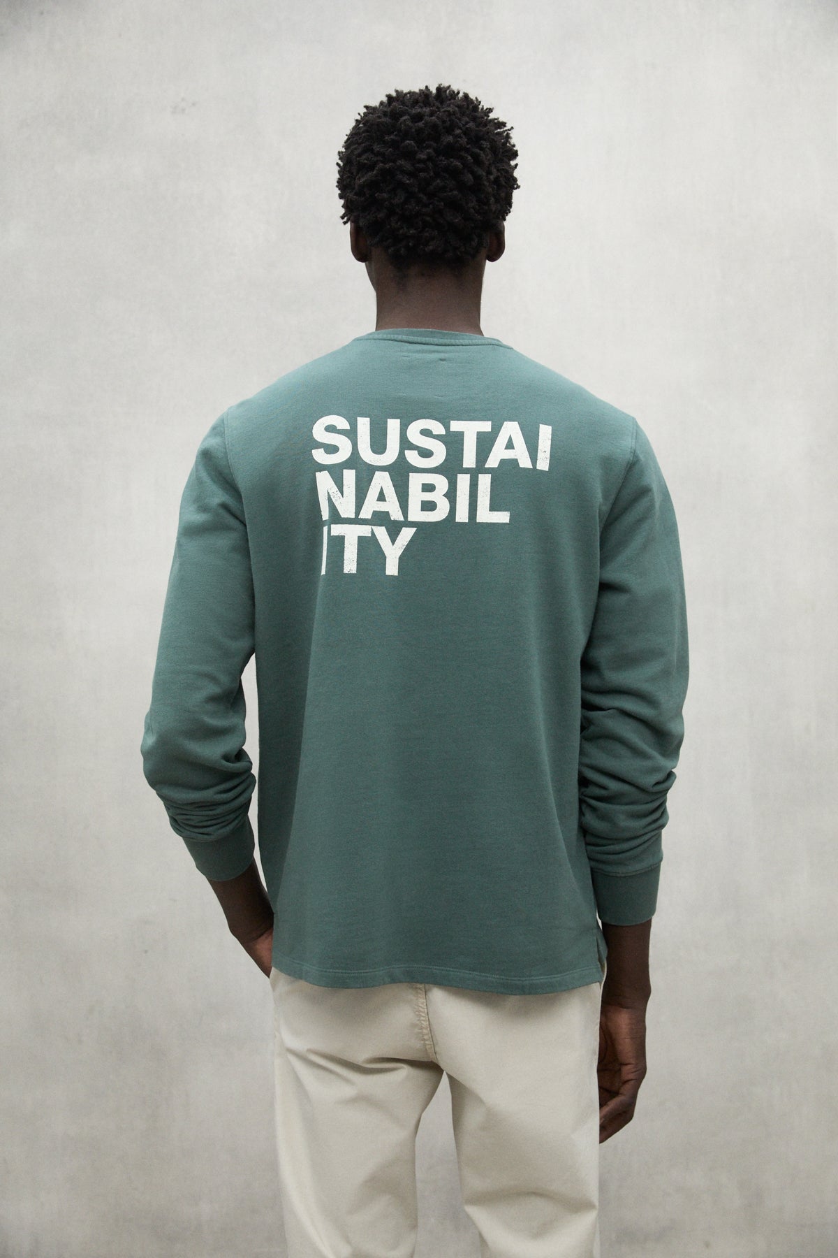 sudadera-sustano-de-ecoalf-para-hombre-algod-n-org-nico-y-reciclado-color-verde image 1