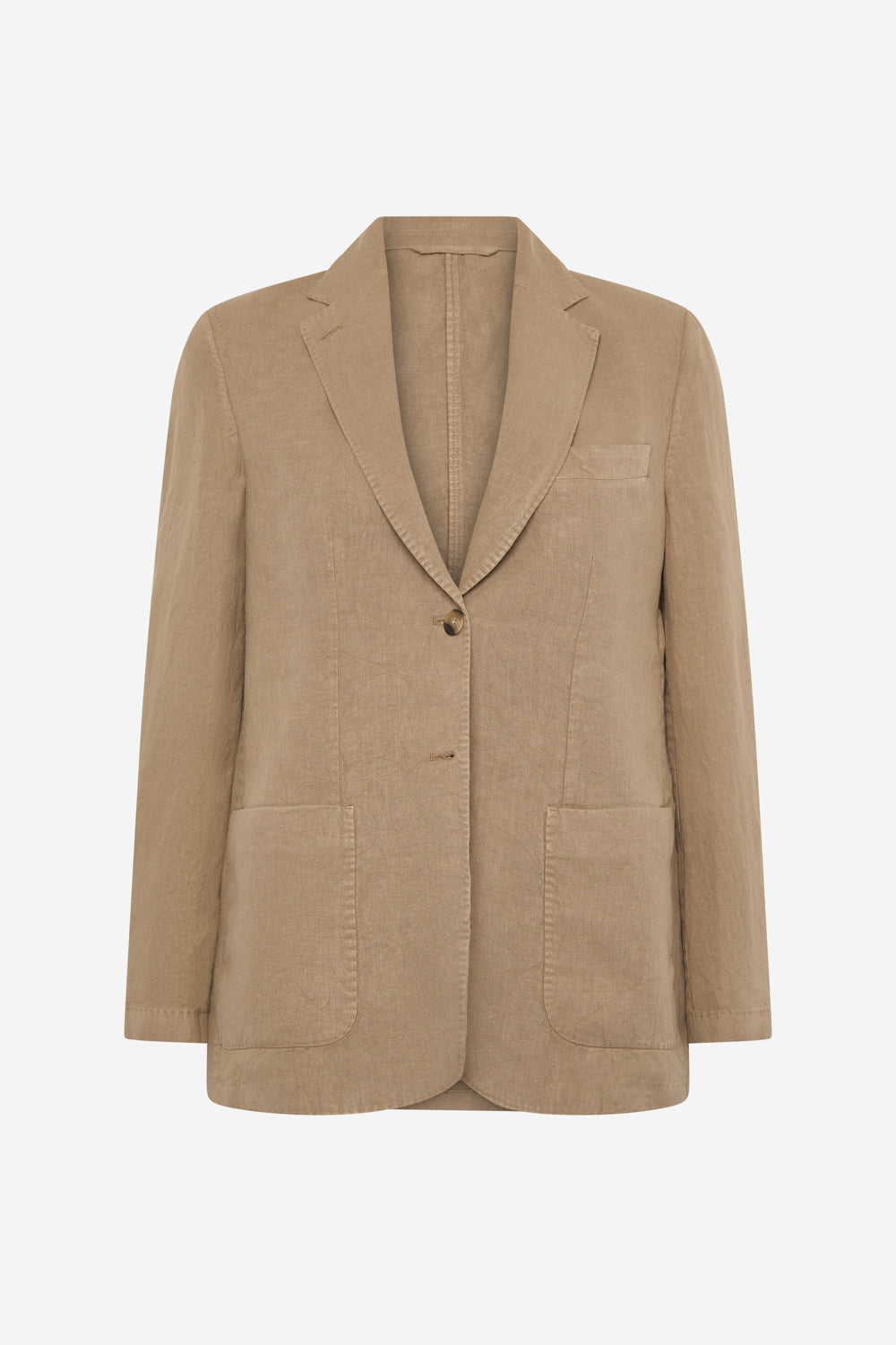 ecoalf-blazer-hoja-c-amo-beige-mujer-100-c-amo-ligera-y-transpirable-primavera-v image 1