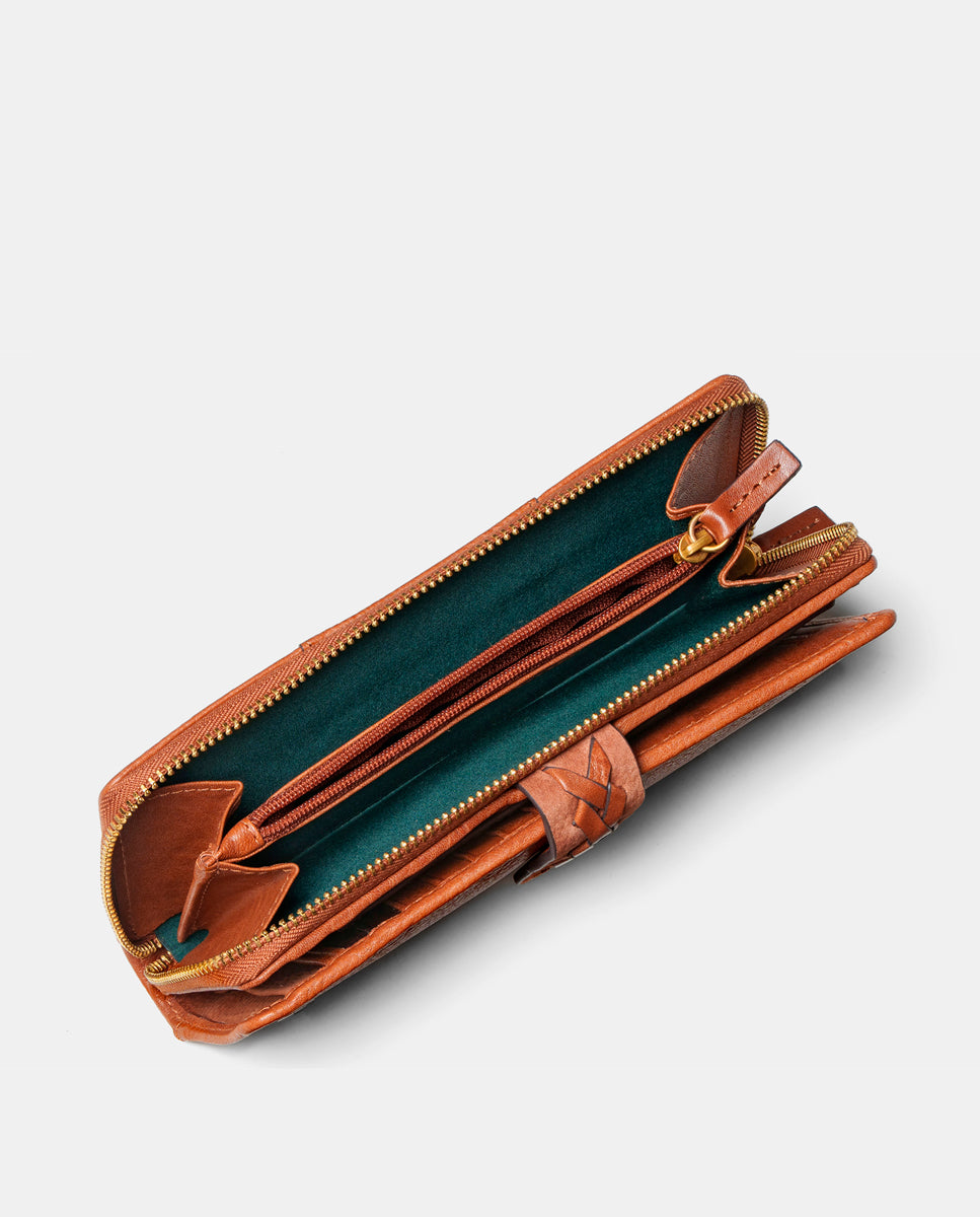 abbacino-cartera-grande-mujer-piel-cognac-trenzada image 5