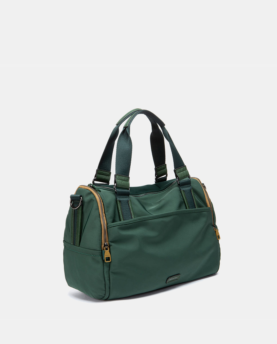 abbacino-bolso-de-viaje-en-materiales-reciclados-verde-deportivo-con-bandolera image 2
