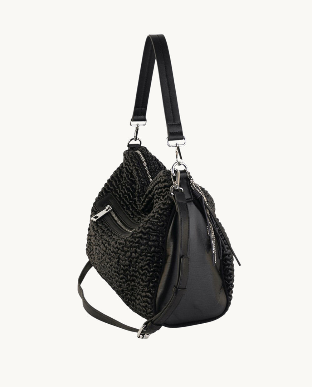 kbas-bolso-de-hombro-urban-spiga-en-piel-sint-tica-negro-33-x-16-x-26-cm image 2