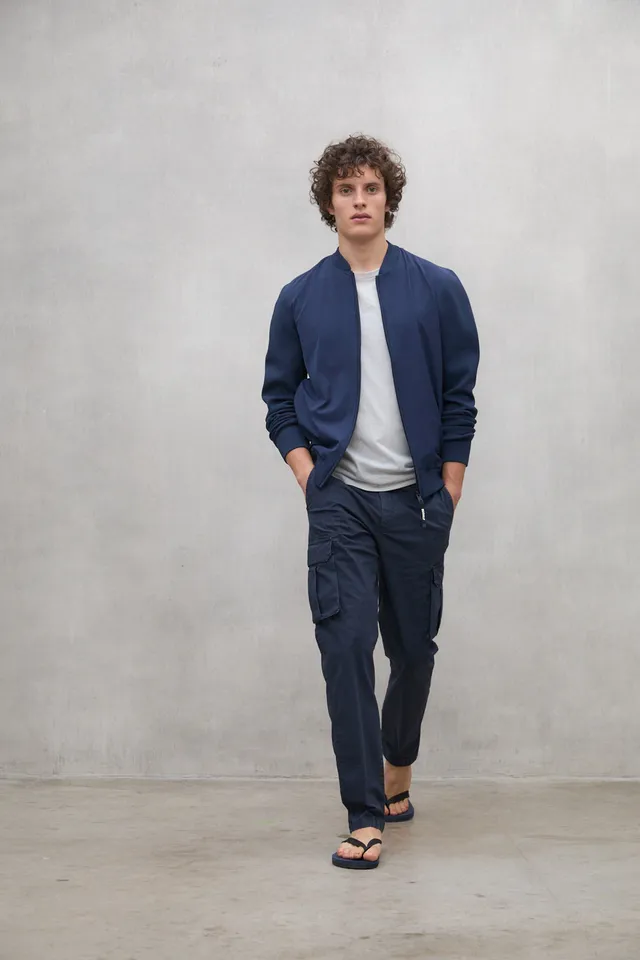 ecoalf-chaqueta-de-punto-kobus-azul-marino-poliamida-reciclada image 1