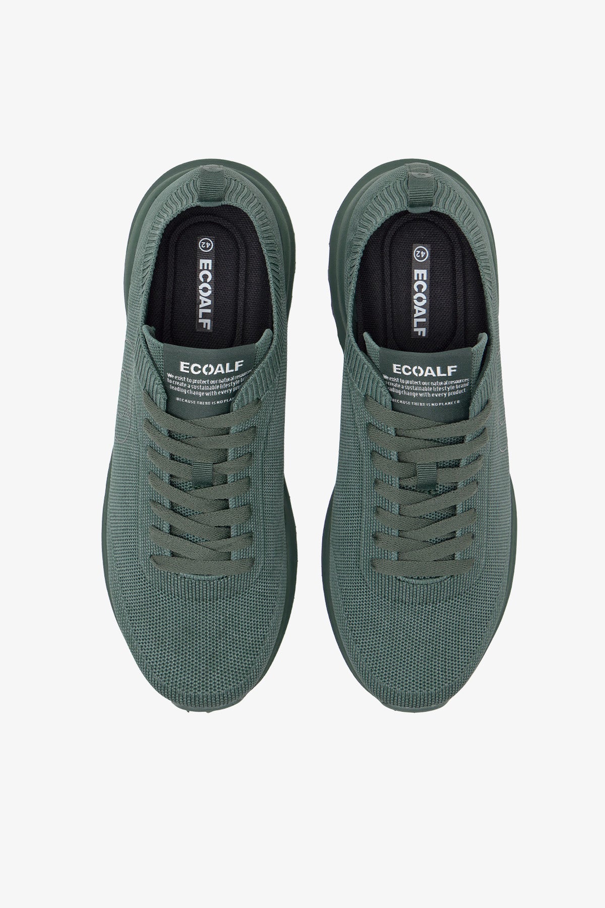 ecoalf-zapatilla-conde-knit-verde-de-hombre-60-poli-ster-reciclado-uto-tejido-de image 4