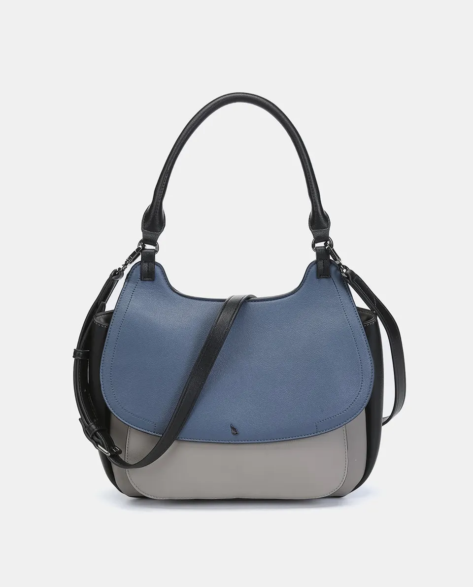 bolso-de-hombro-abbacino-reciclado-azul-multitono image 1