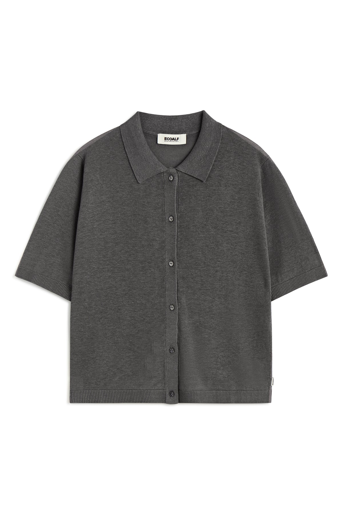 jersey-juniper-gris-ecoalf-100-lino-cuello-polo-fit-holgado image 5