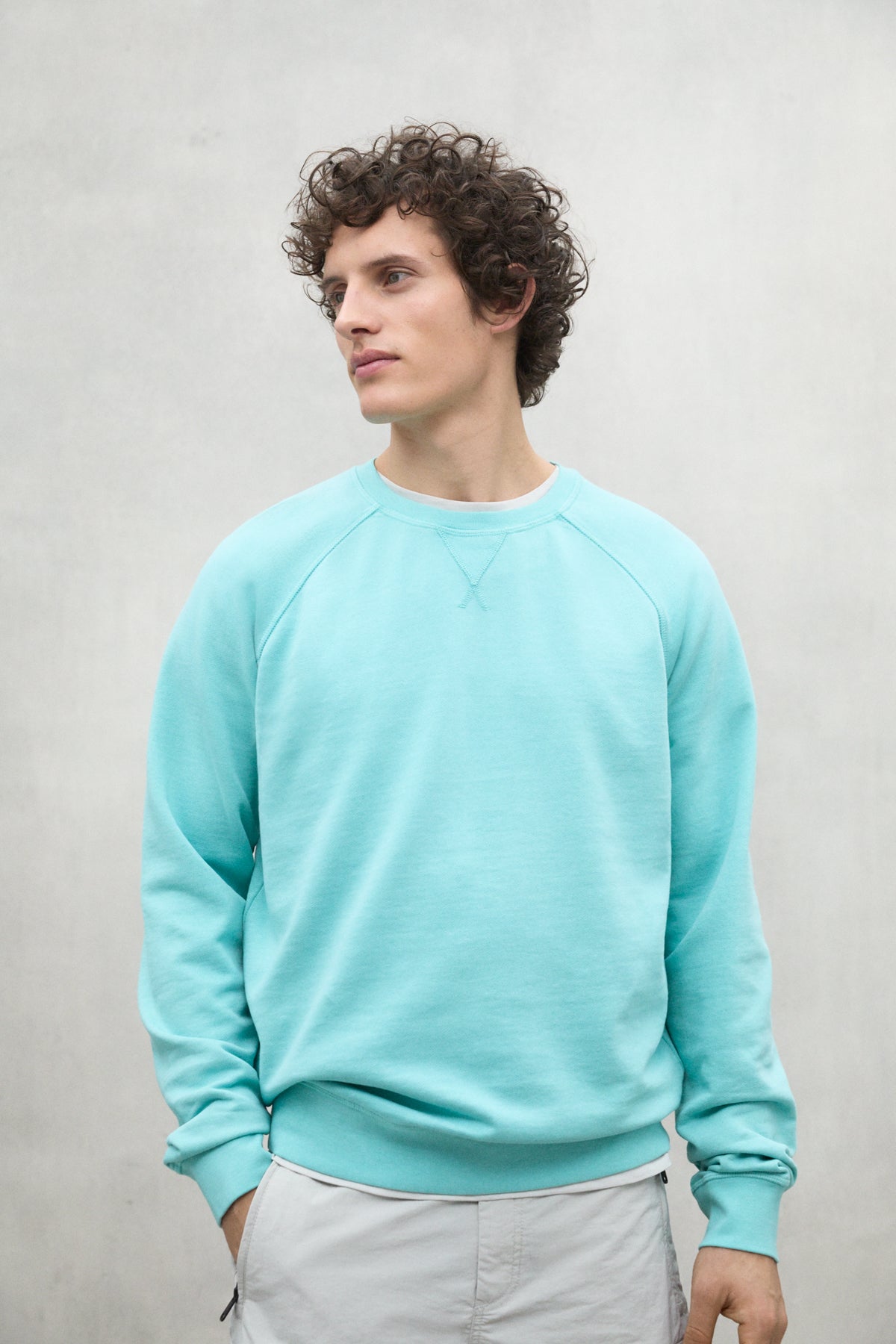 sudadera-ecoalf-berja-verde-agua-100-algod-n-reciclado-fit-regular image 2