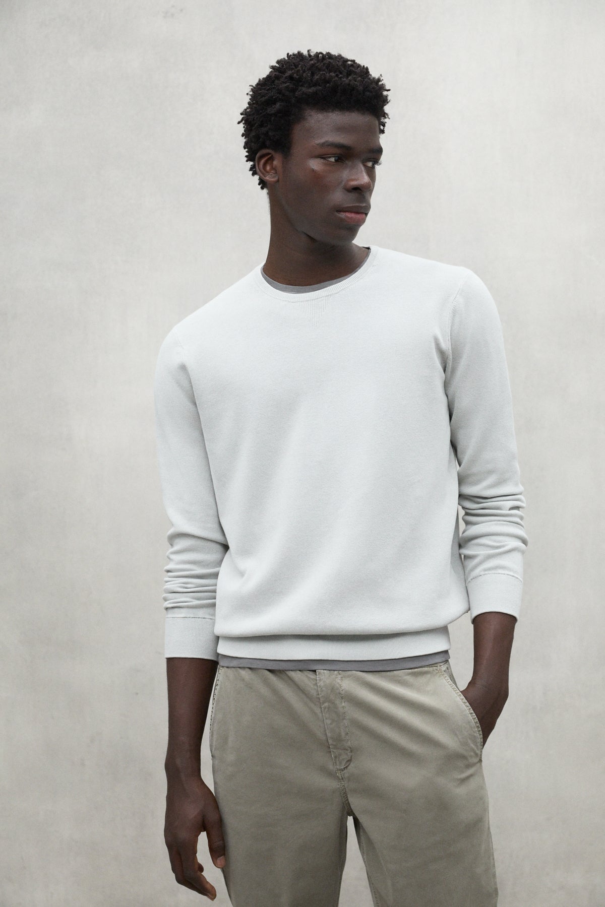 ecoalf-jersey-manzano-gris-claro-70-algod-n-org-nico-y-30-lino-punto-milano-14gg image 3