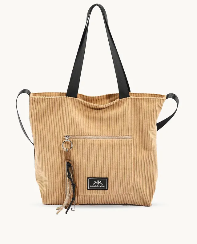 kbas-tote-de-pana-color-camel-40x16x33-cm image 1