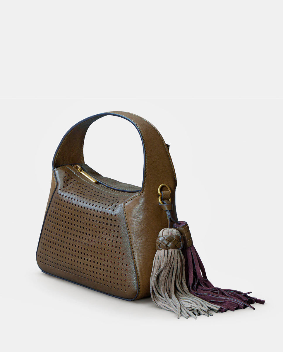 abbacino-bolso-de-mano-piel-troquelada-verde image 7