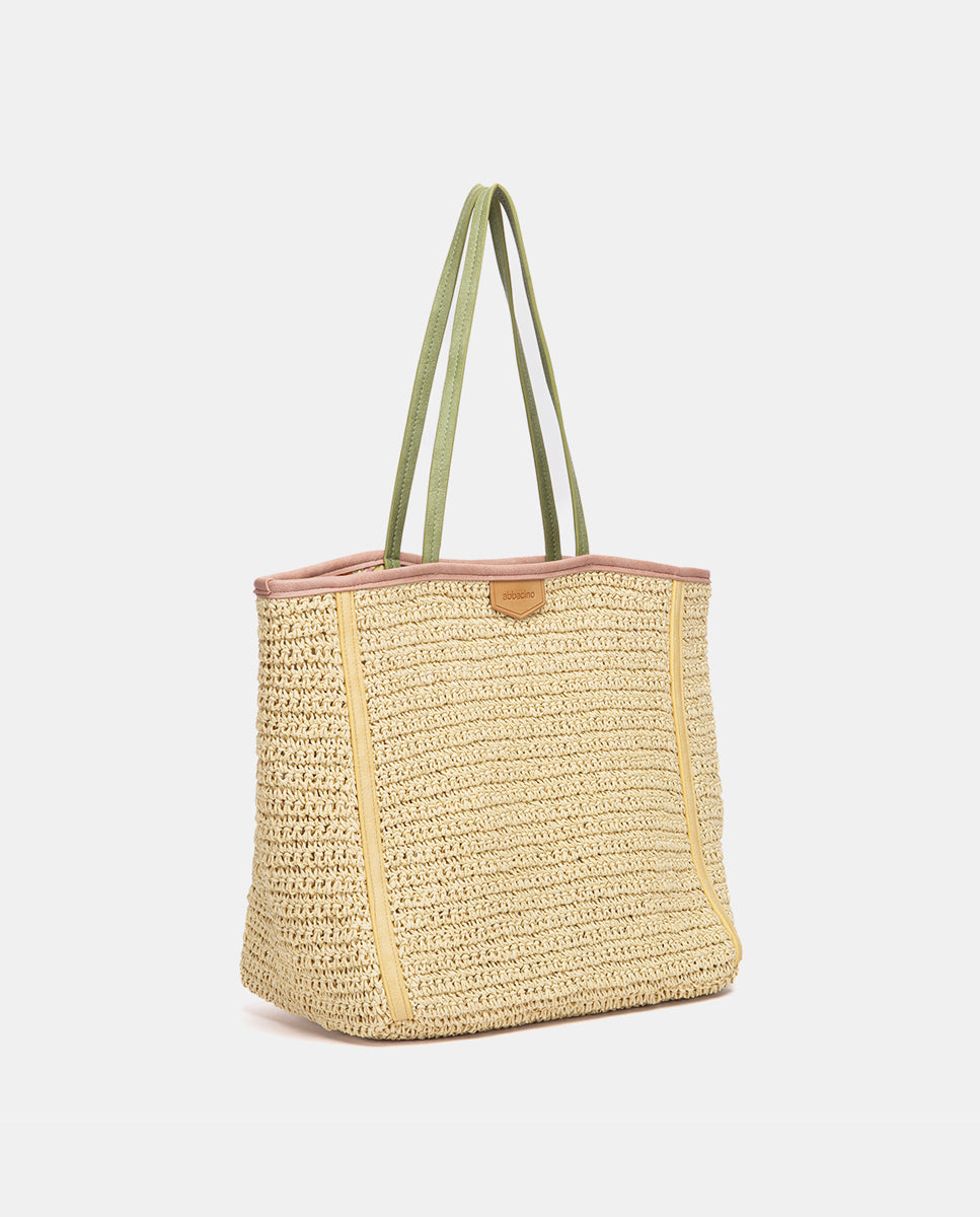 abbacino-capazo-rafia-mbar-shopper-verano image 2