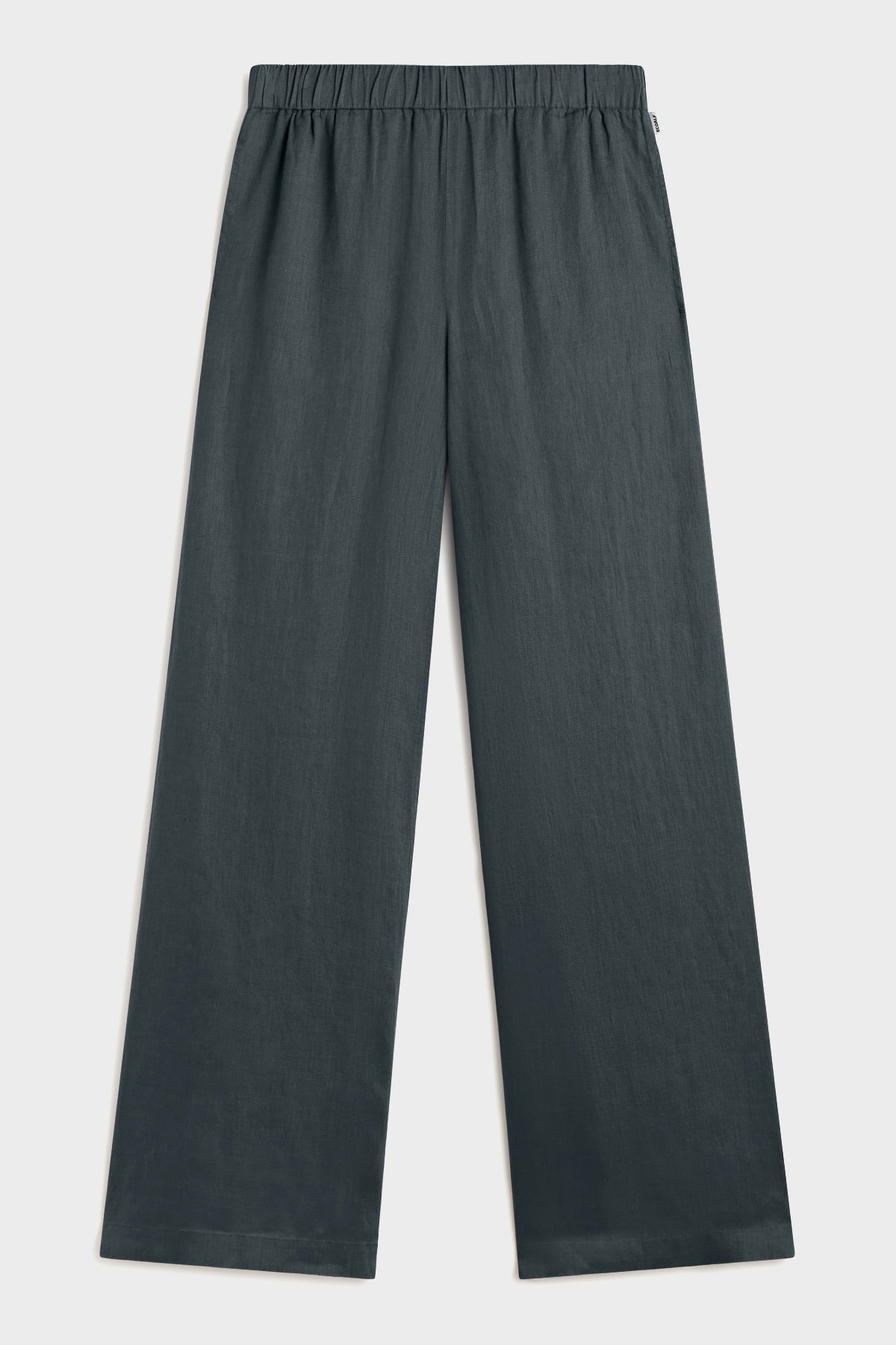 ecoalf-pantal-n-mossi-gris-oscuro-de-mujer-20-lino-reciclado-pierna-ancha-y-cint image 7