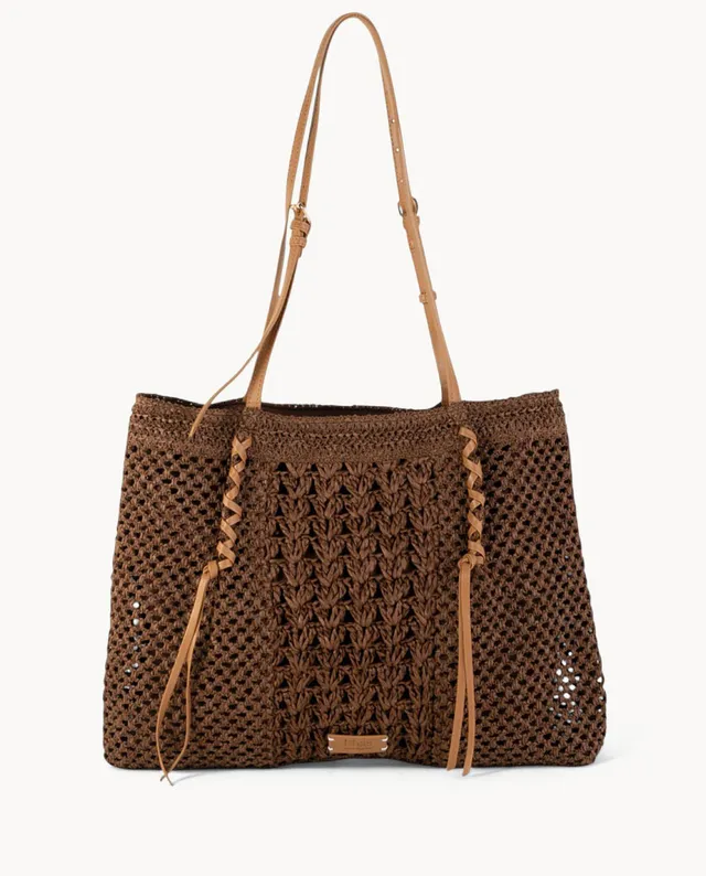 bolso-tote-kbas-de-fibra-natural-con-cremallera-color-marr-n image 1