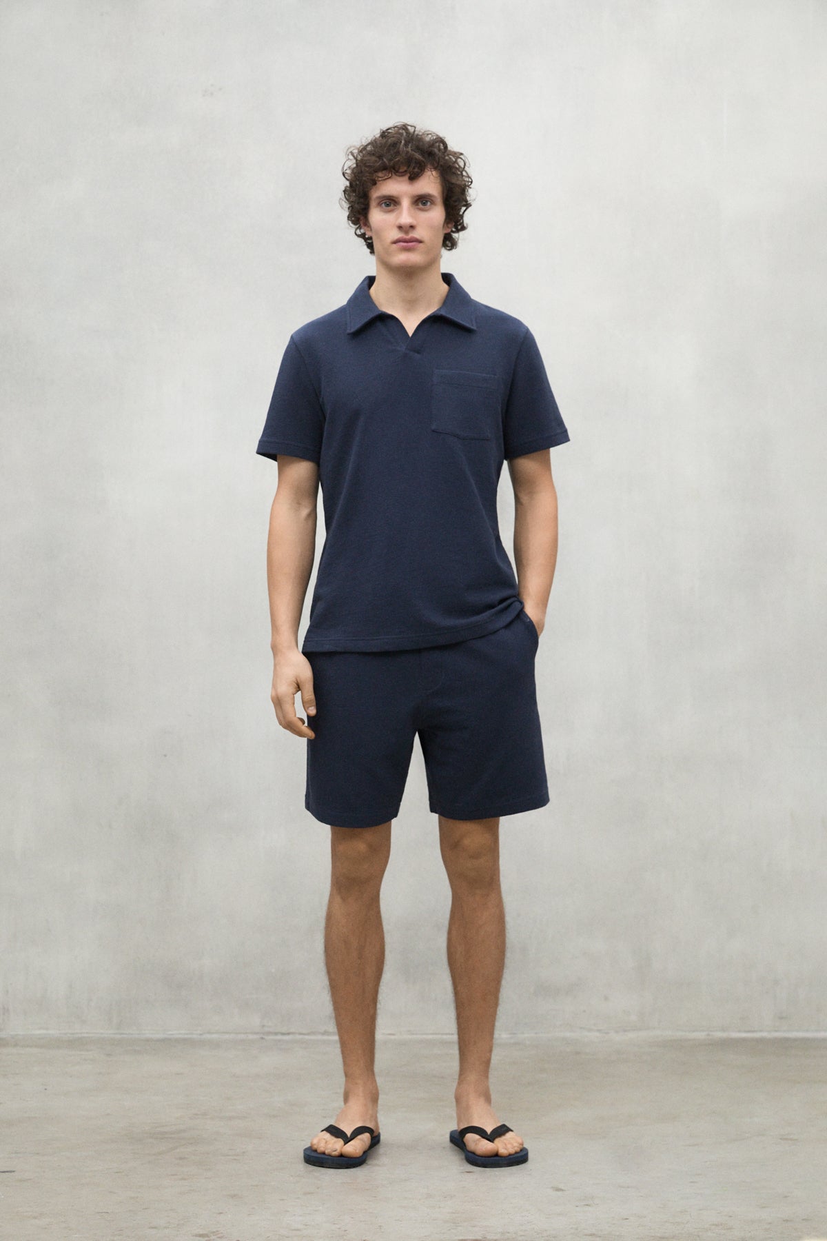 polo-oliver-de-ecoalf-para-hombre-azul-marino-70-algod-n-org-nico-fit-regular-co image 1