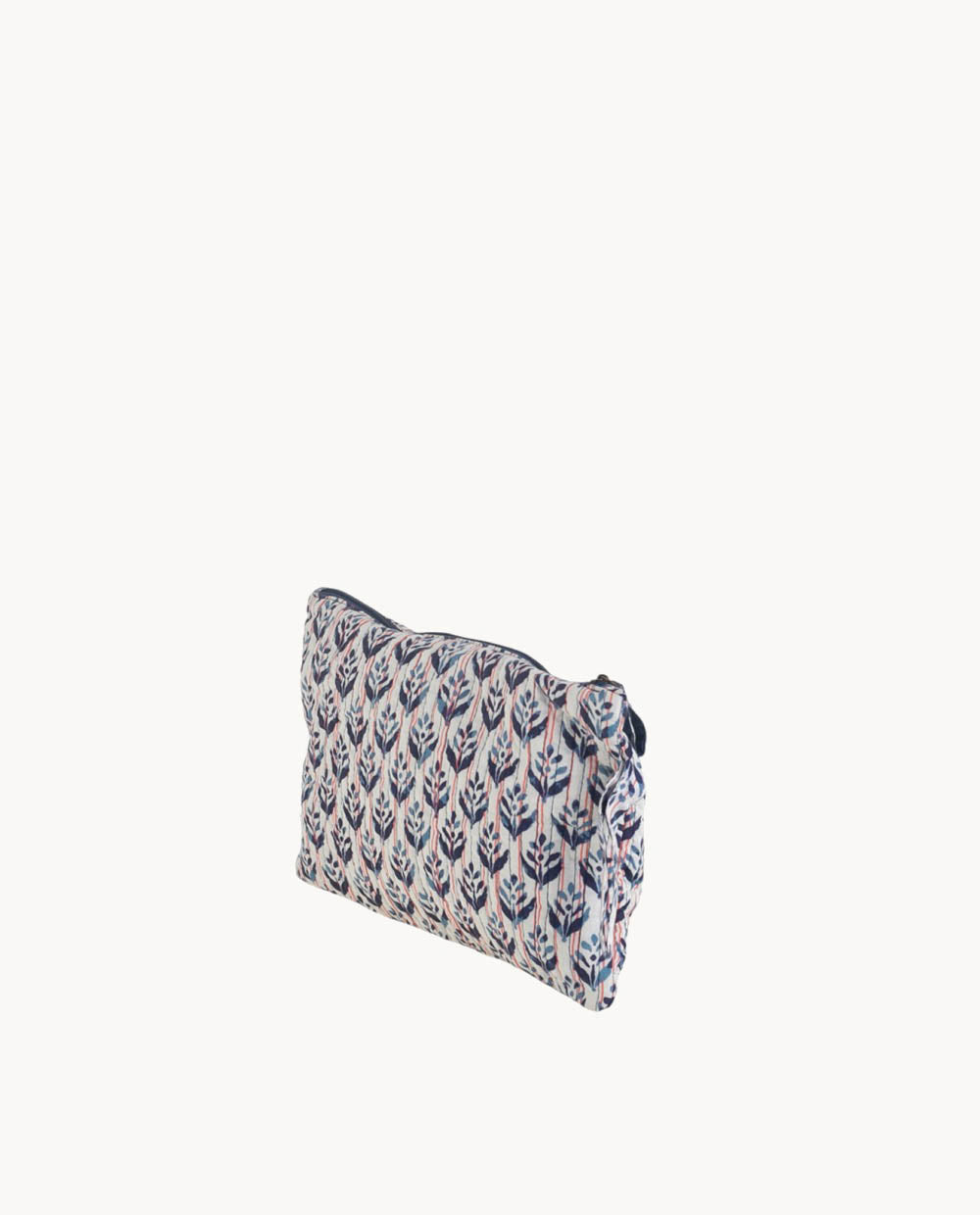 neceser-de-algod-n-kbas-con-cremallera-estampado-de-flores-33x5x20-cm image 2