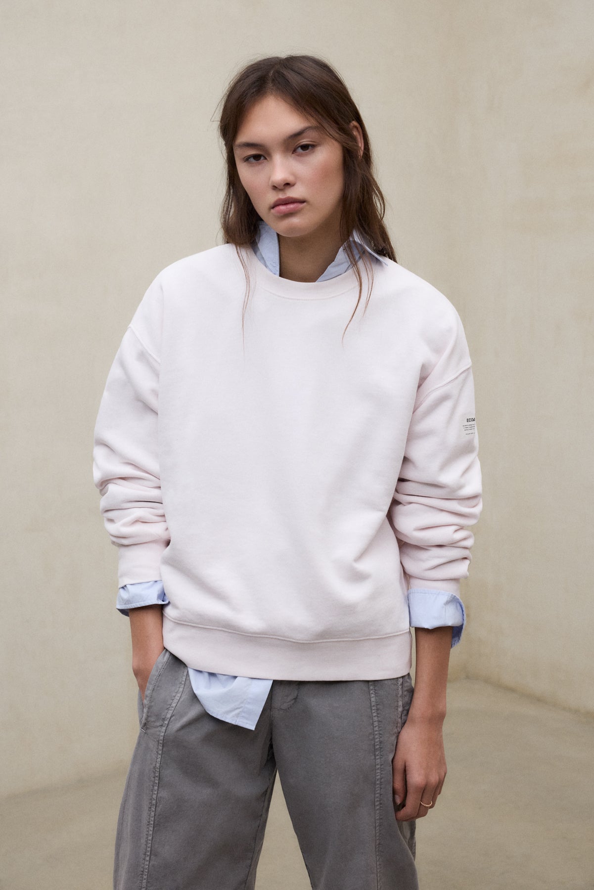 sudadera-godoy-de-ecoalf-para-mujer-en-rosa-algod-n-reciclado image 2