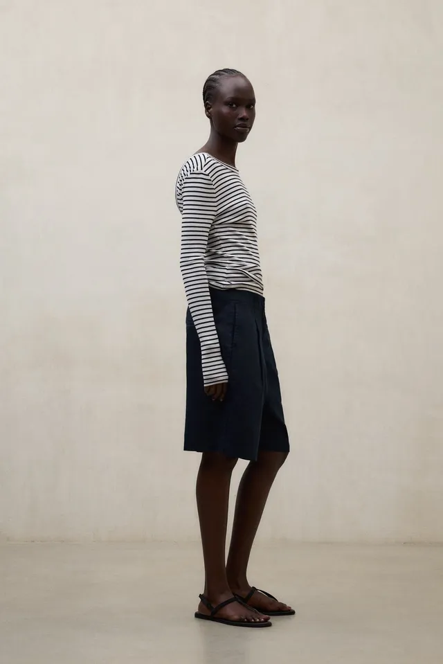 shorts-valentina-azul-marino-de-mujer-ecoalf image 1