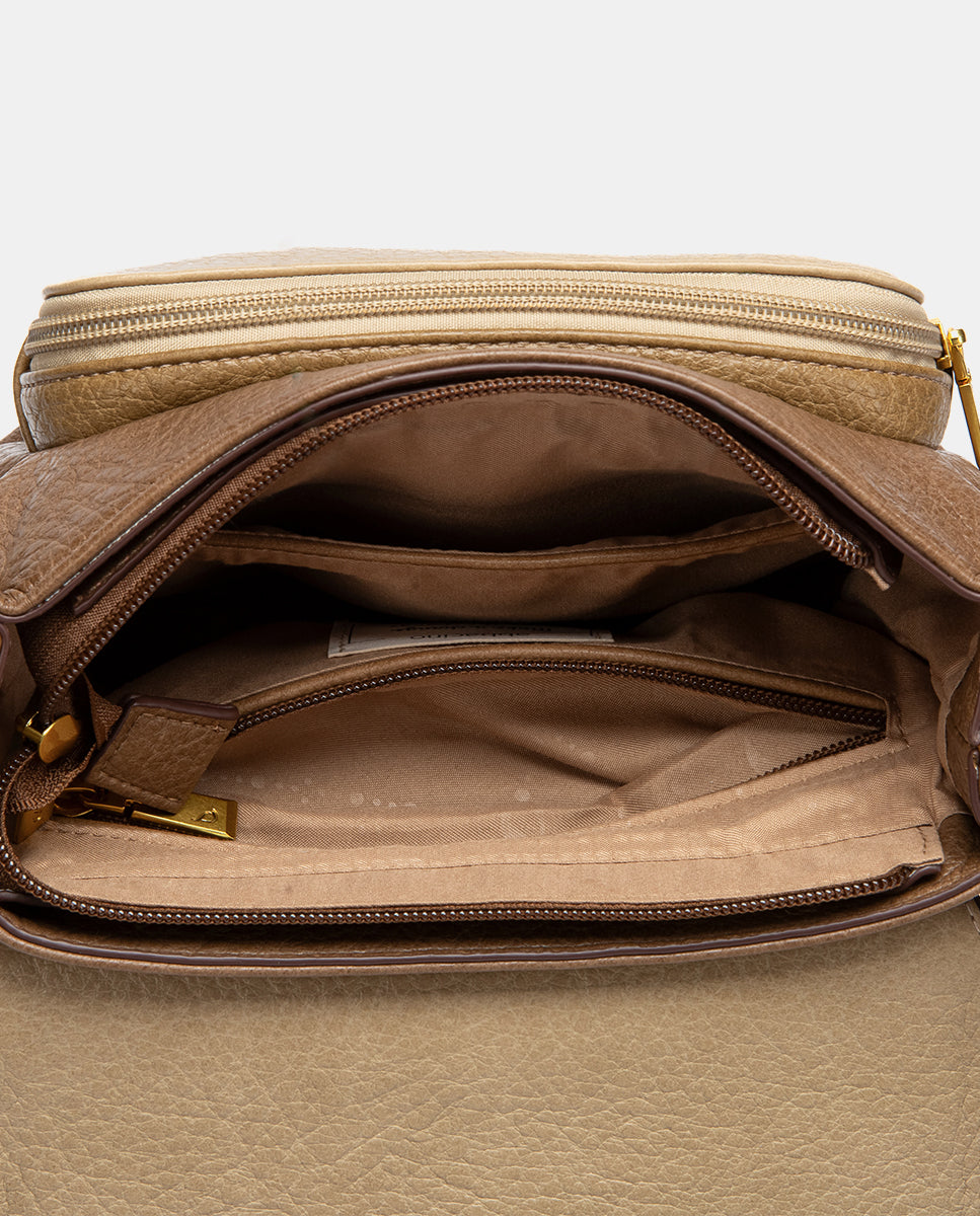 abbacino-bandolera-combinada-taupe-materiales-reciclados image 5
