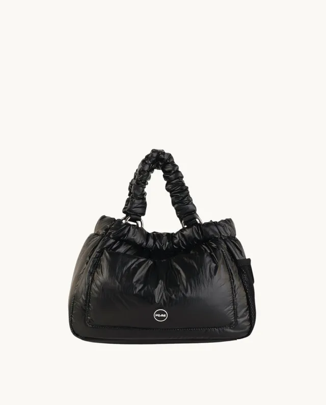 tote-peque-o-de-nylon-metalizado-kbas-color-negro image 1