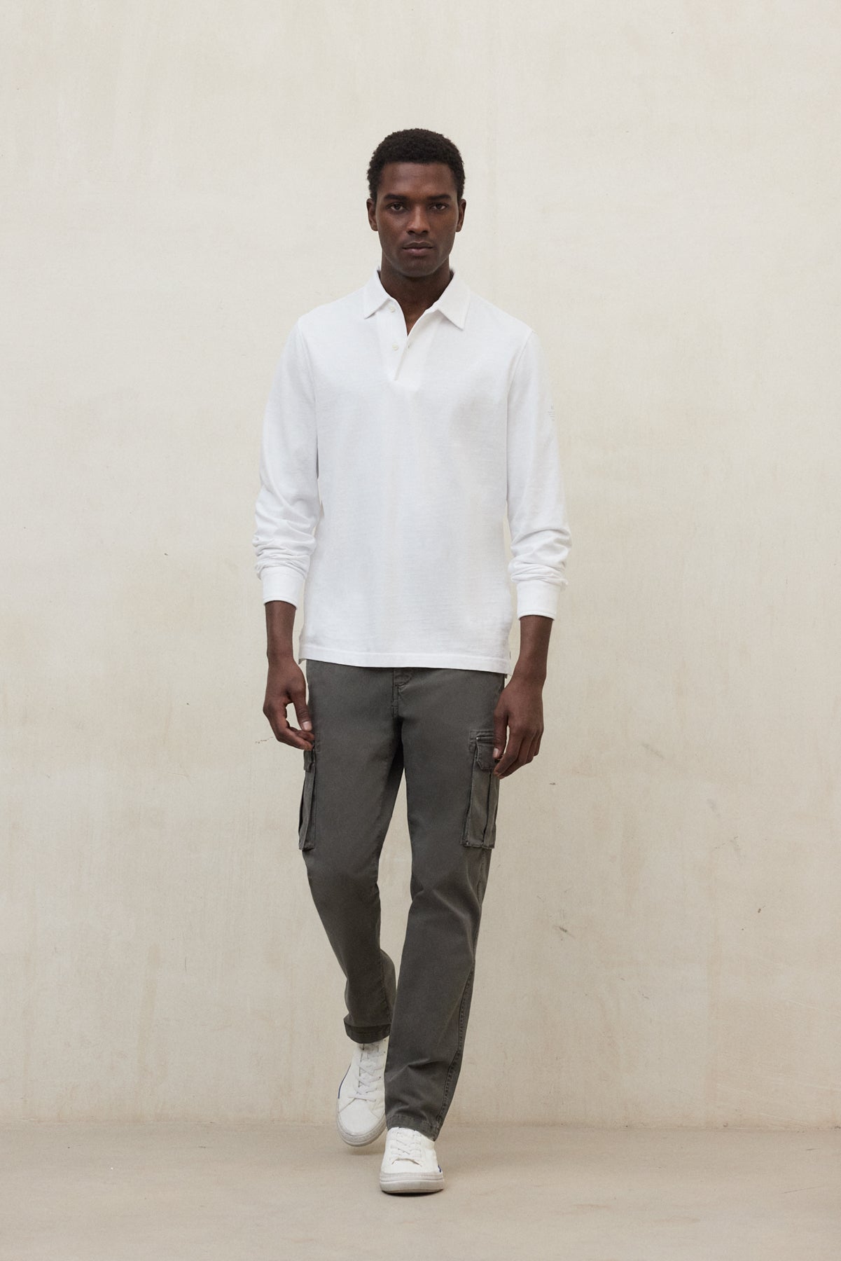 ecoalf-patrick-polo-blanco-de-hombre image 2