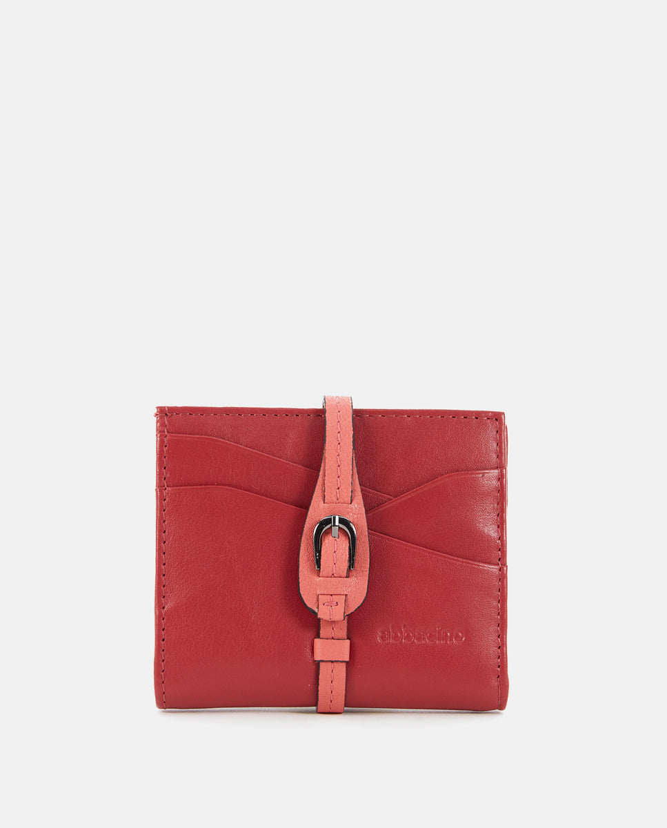 abbacino-tarjetero-piel-rojo-mujer image 1