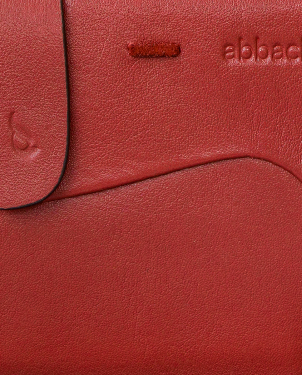 abbacino-cartera-grande-de-mujer-en-piel-roja image 7