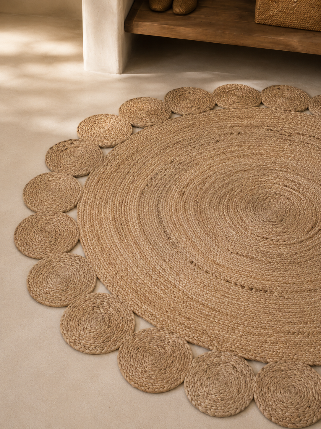 alfombra-redonda-de-yute-natural-kbas-180-cm-de-di-metro image 2