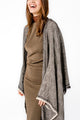 abbacino-poncho-negro-estampado-lineal-talla-nica image 4