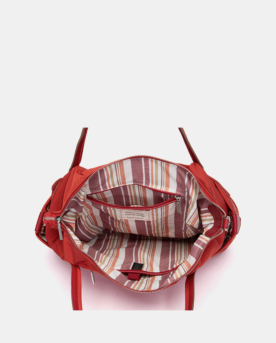 abbacino-bolso-de-hombro-tejido-reciclado-rojo image 7