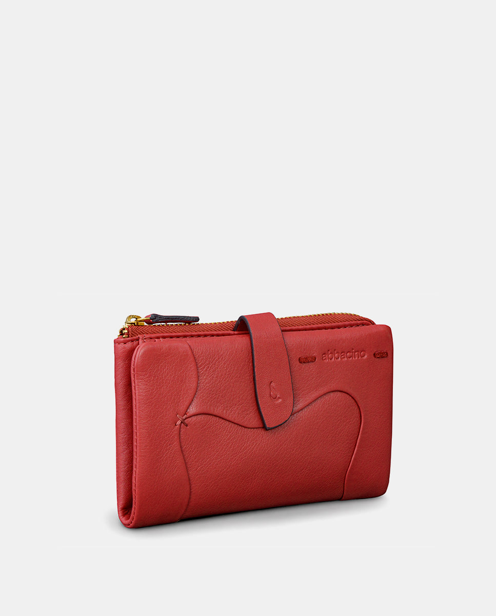 abbacino-cartera-mediana-de-mujer-en-piel-roja image 4
