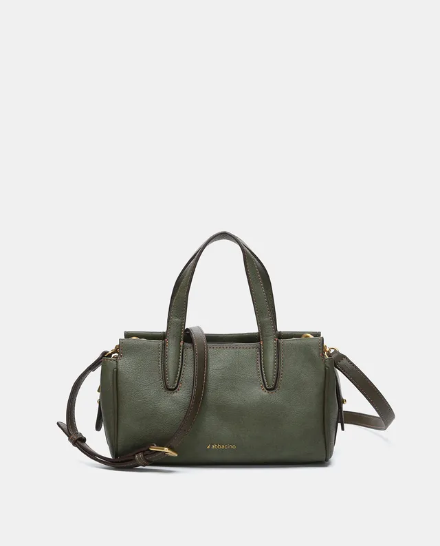 abbacino-bolso-de-mano-materiales-reciclados-verde image 1