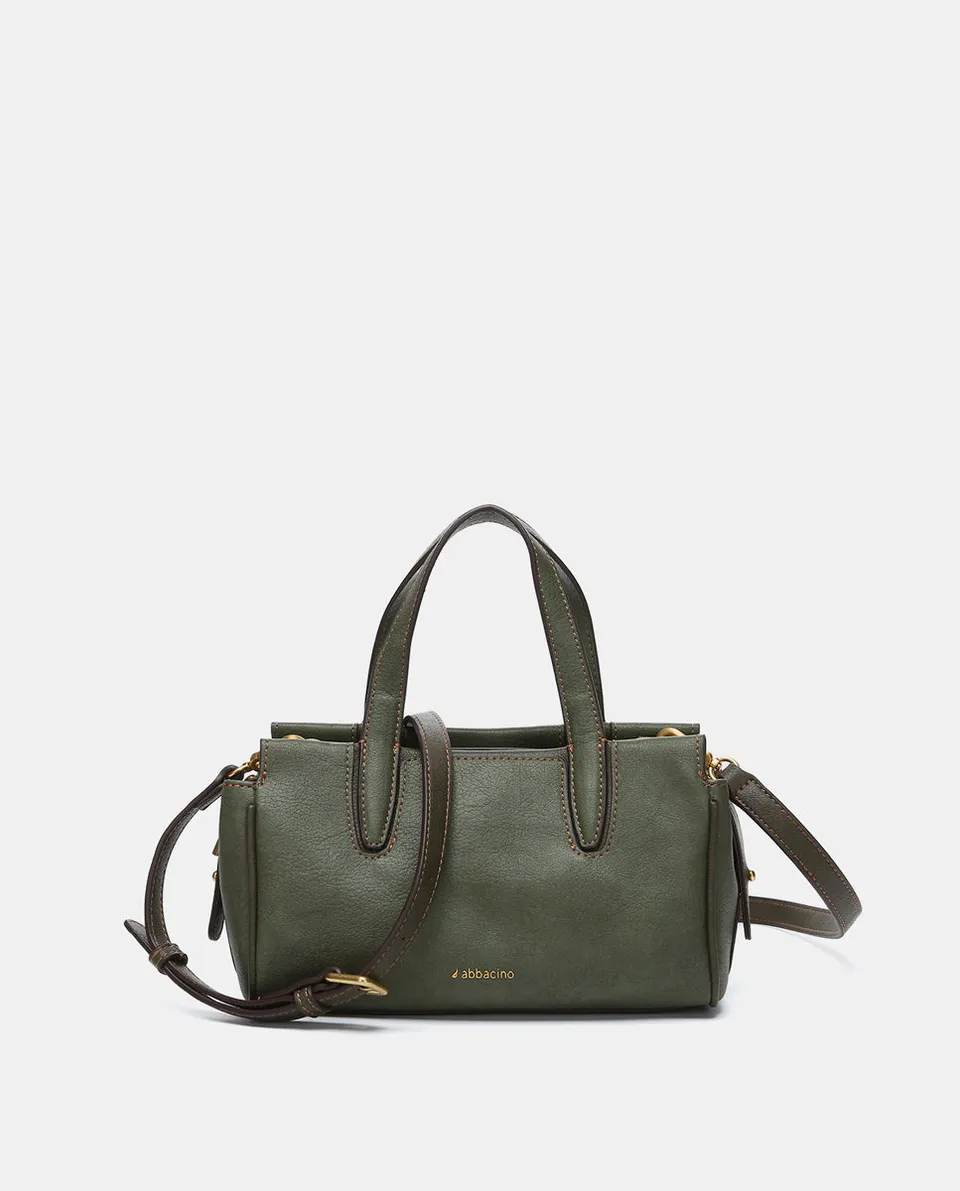 abbacino-bolso-de-mano-materiales-reciclados-verde image 1