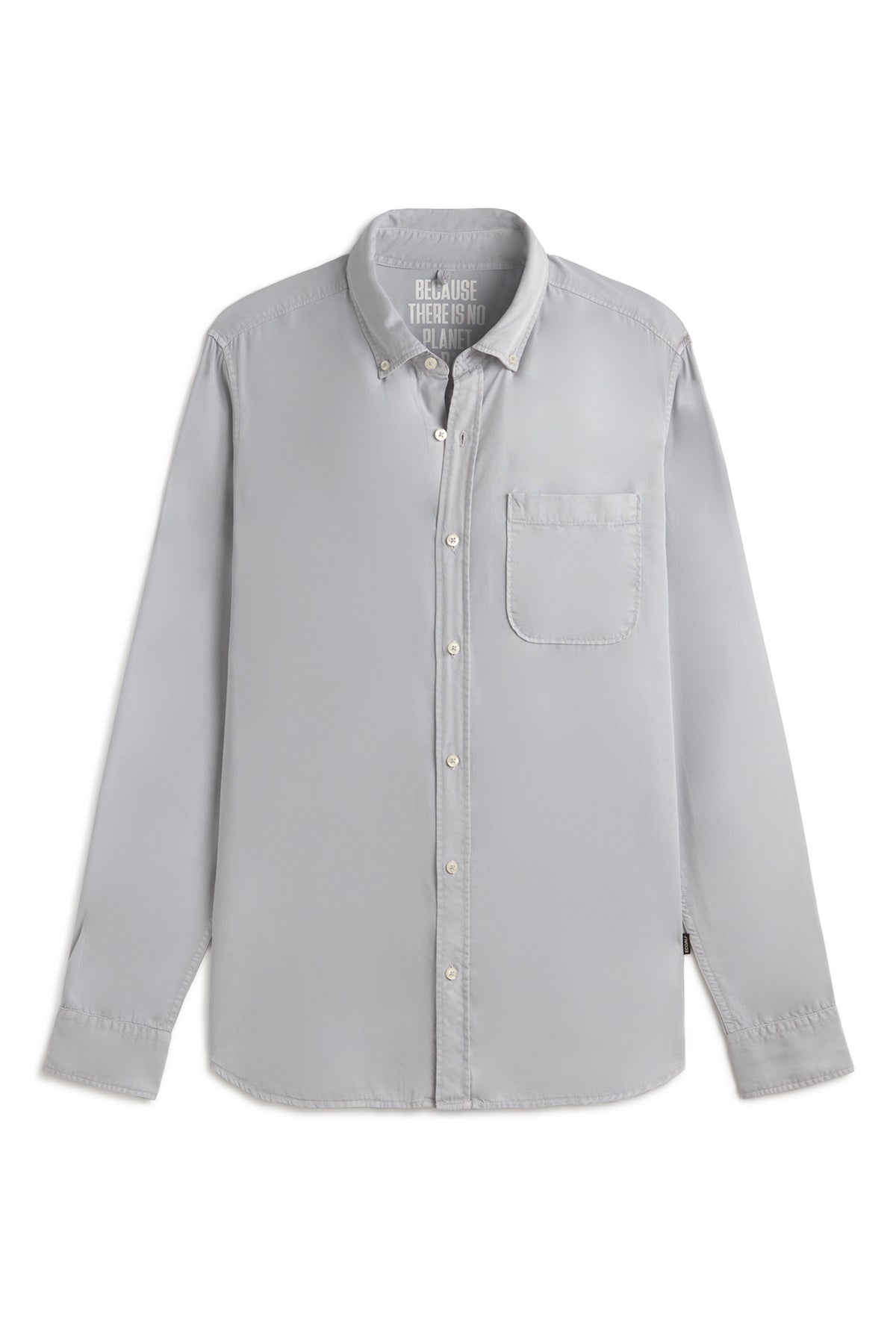 camisa-ecoalf-antejo-gris-para-hombre-fit-regular-de-100-tencel-lyocell-con-tape image 5