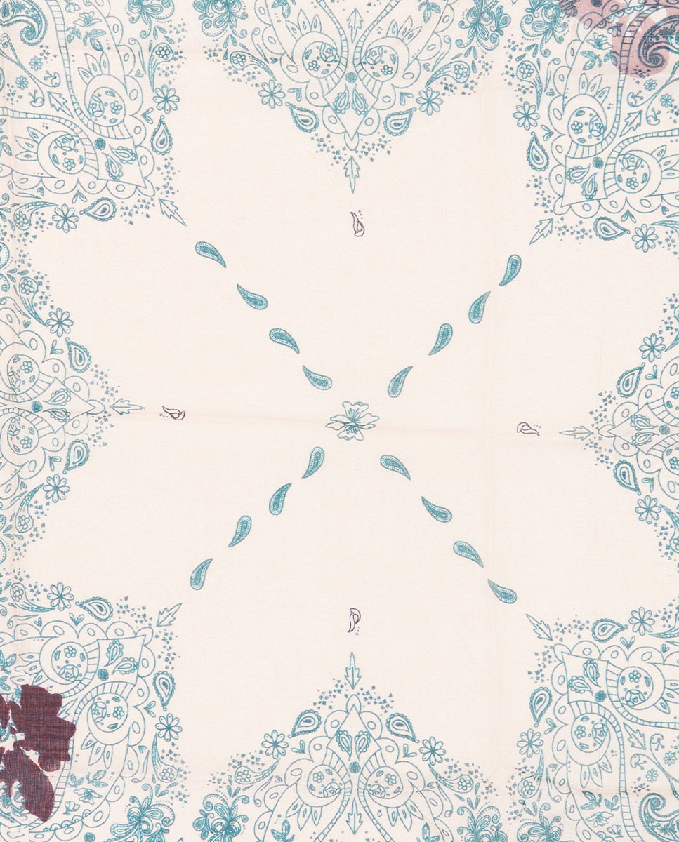 abbacino-bandana-de-seda-paisley-burdeos image 5