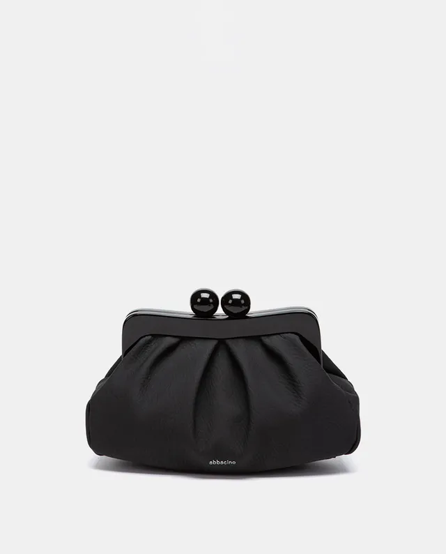 abbacino-clutch-de-fiesta-negro-estructurado-con-cadena image 1