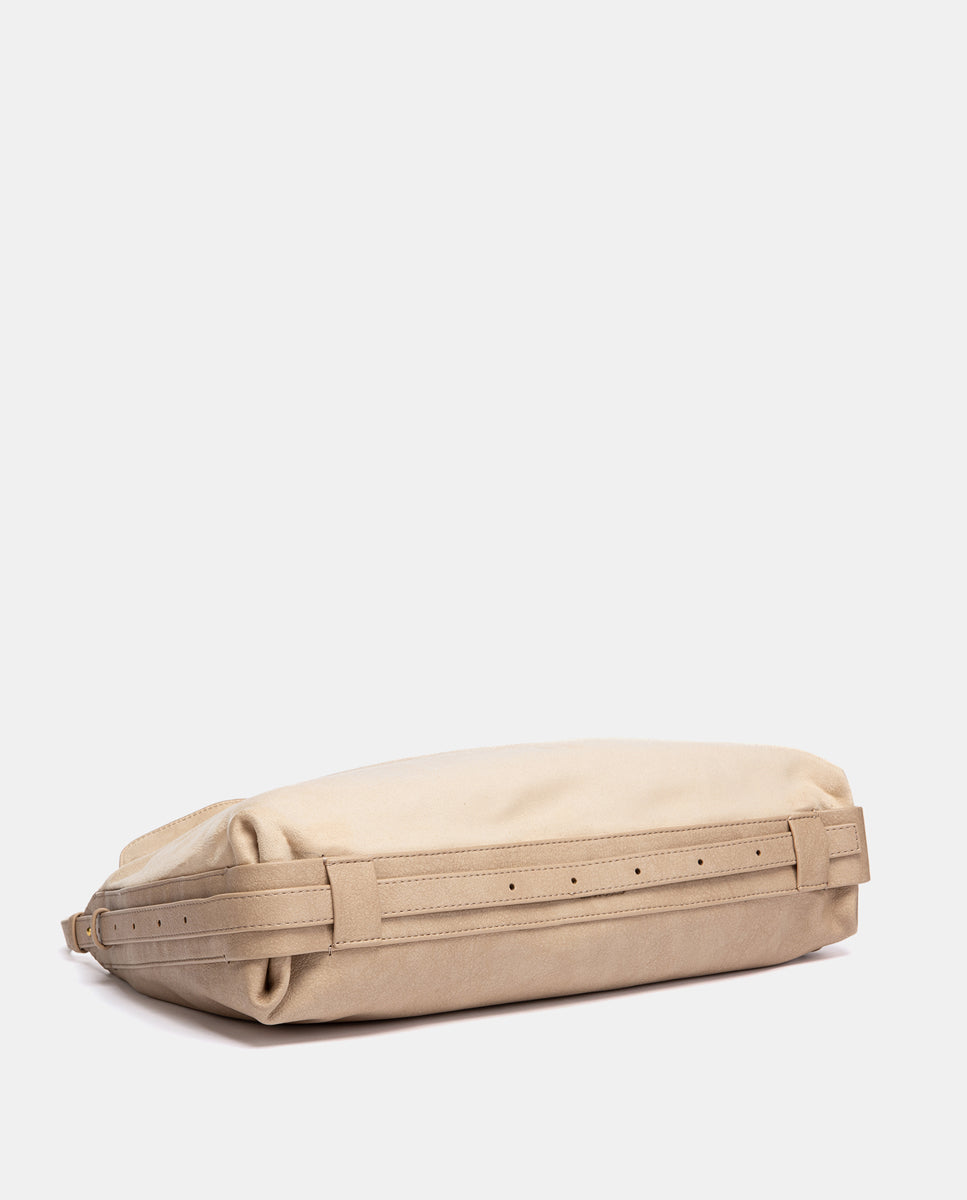 bolso-de-hombro-abbacino-antelina-reciclada-beige-con-borlas image 5