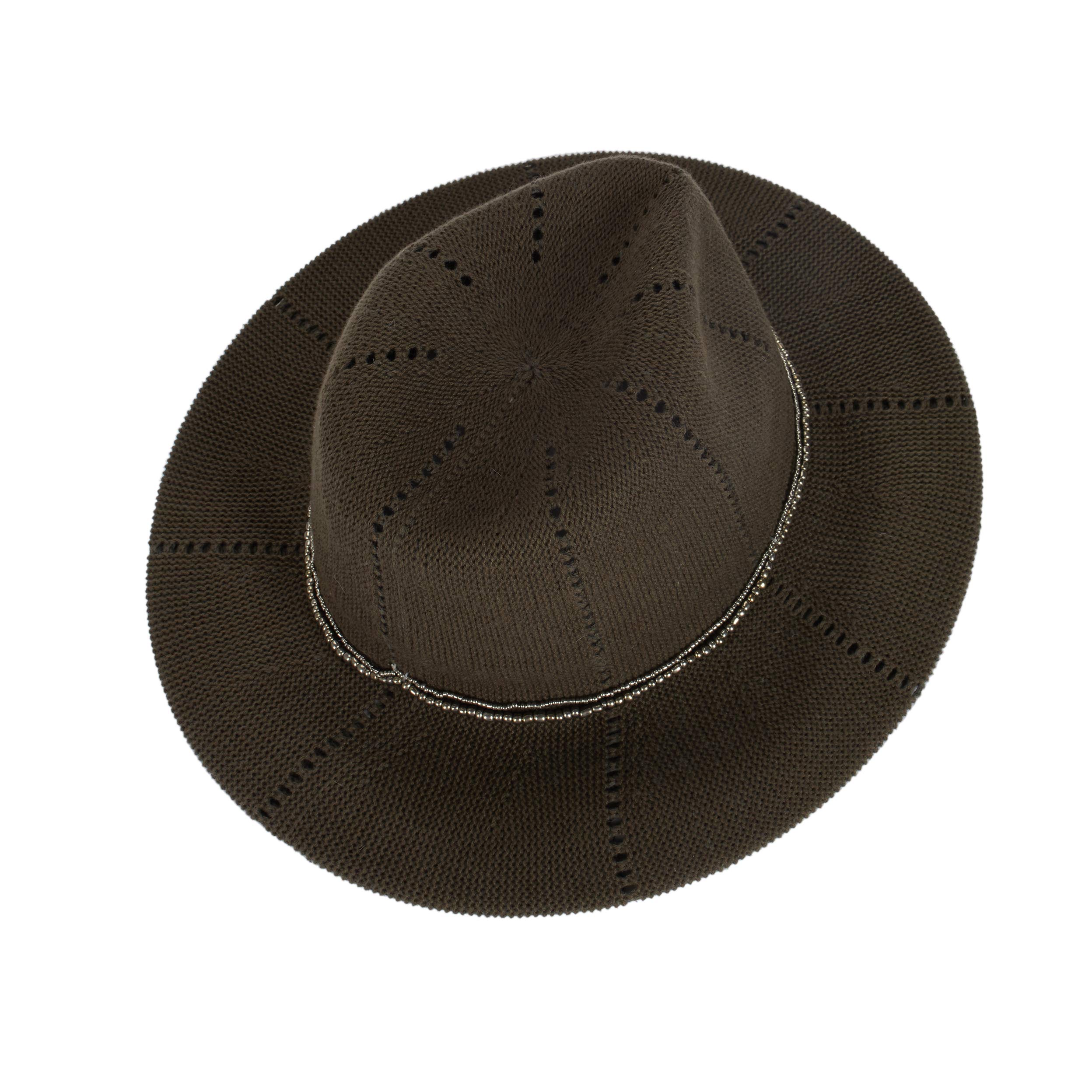 parfois-sombrero-de-punto-talla-nica-caqui-para-mujer image 3