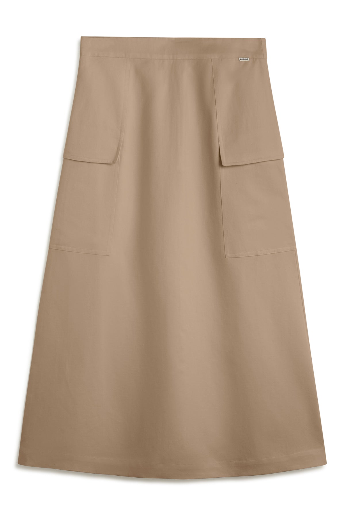 ecoalf-falda-joy-beige-61-algod-n-org-nico-l-nea-a-cremallera-invisible-bolsillo image 5