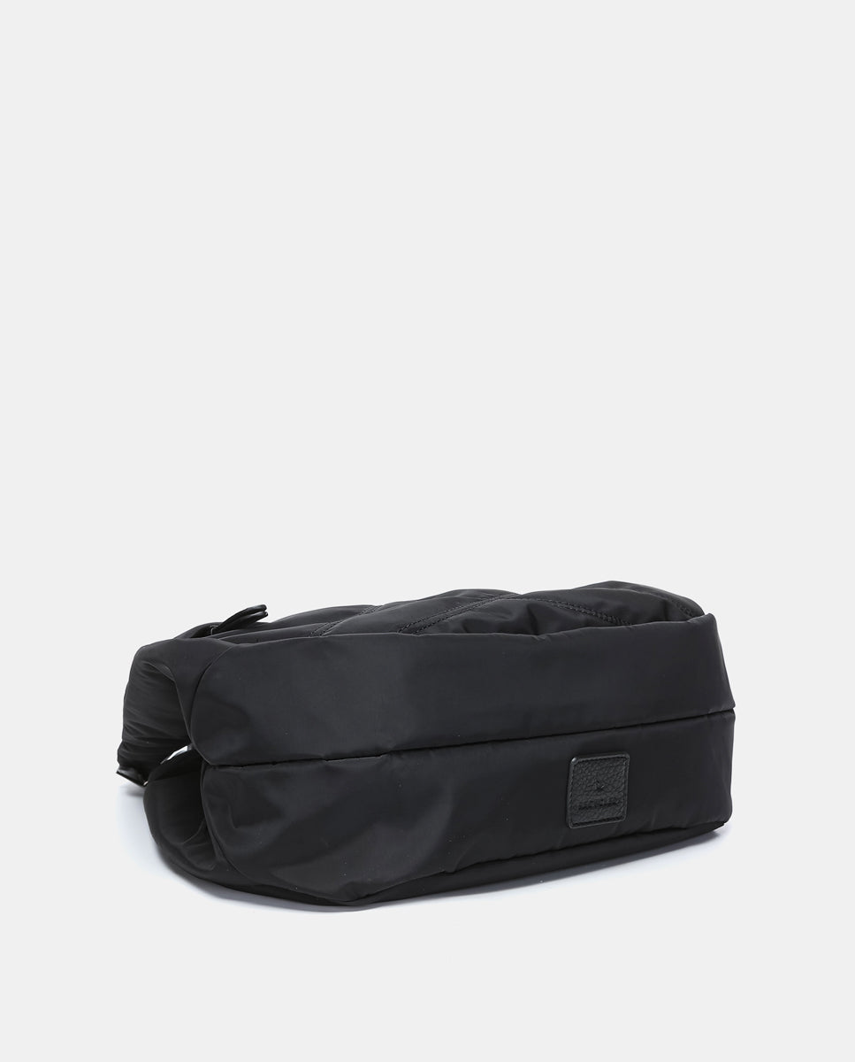 abbacino-bolso-hombro-hobo-reciclado-negro image 4