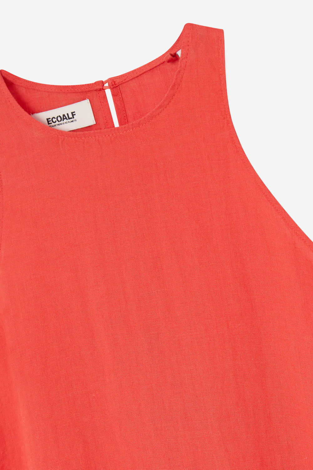 vestido-ukara-de-ecoalf-lino-reciclado-naranja image 5