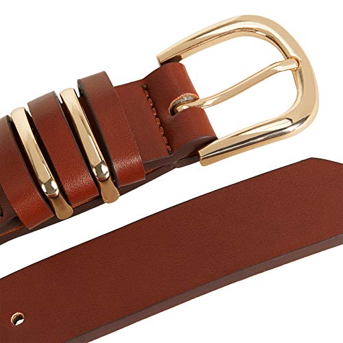 parfois-cintur-n-liso-con-hebilla-mujer-talla-nica-marr-n image 6
