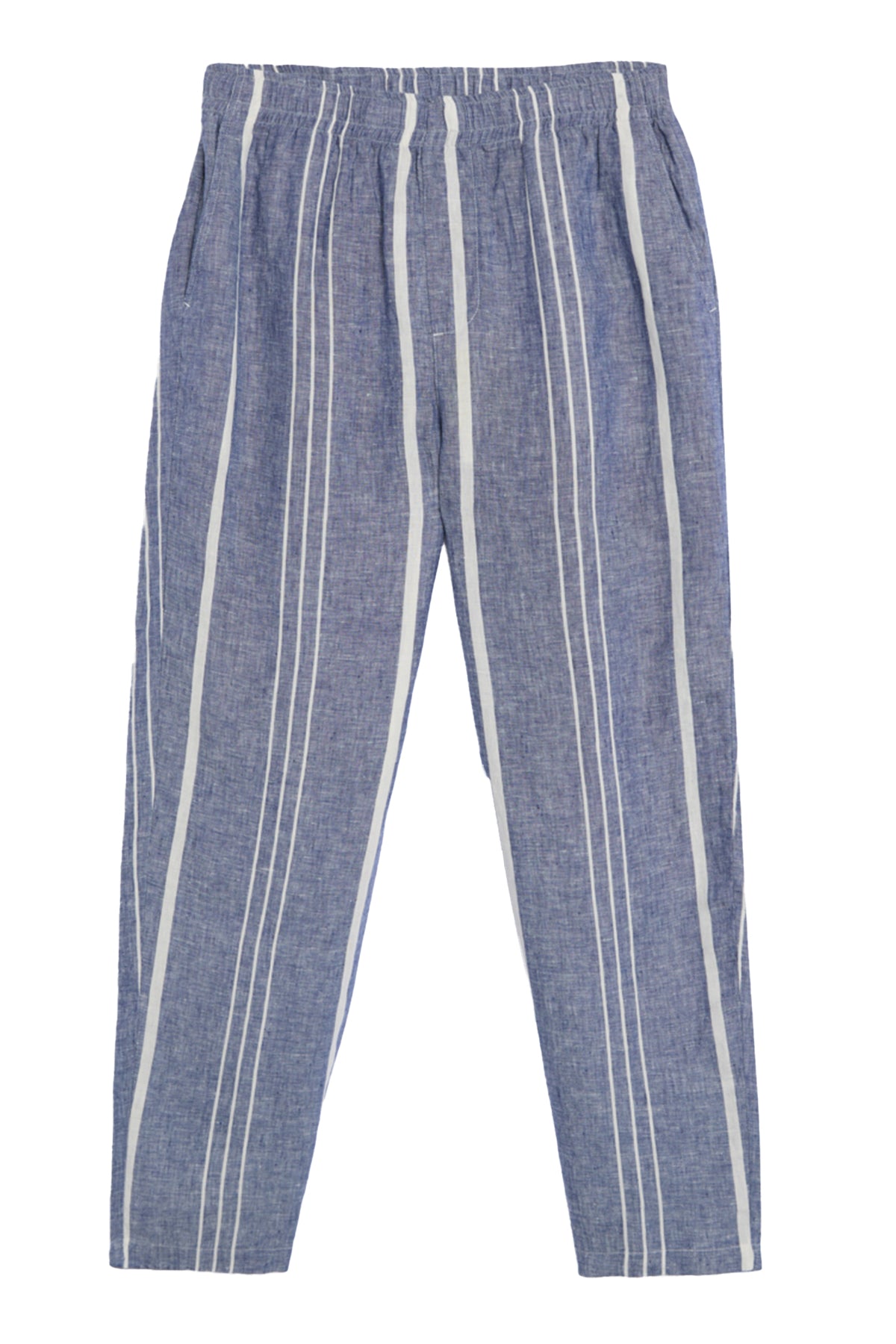 ecoalf-pantalones-gina-azul-de-lino-para-hombre-rayas-fit-regular-y-cord-n image 6
