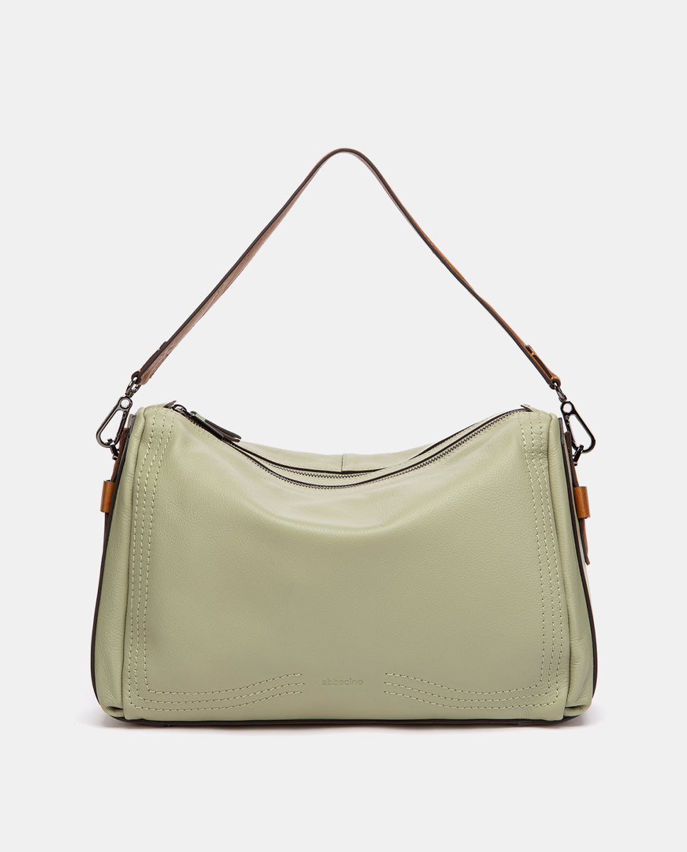abbacino-bolso-de-hombro-mujer-piel-verde image 1